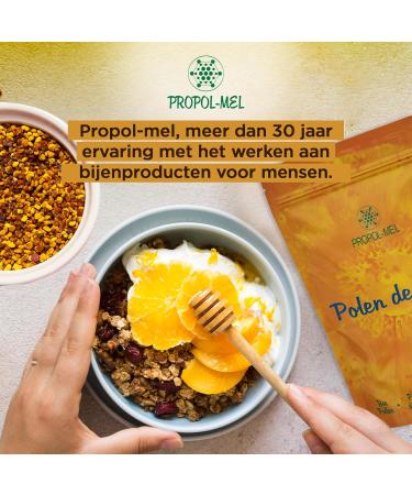 Propolmel 1 kg Bee pollen from EU Wastefree bee pollen 100 natural Bee pollen is a source of proteins amino acids lipids vitamins and minerals - Buy Online on GoSupps.com