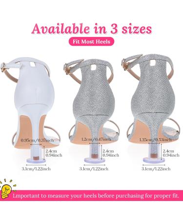 6 Pairs Heel Protectors for Grass - High Heel Stoppers & Caps - 3 Sizes for Perfect Footwear Protection - Buy Online on GoSupps.com