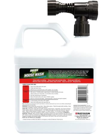 Moldex 56 oz Yellow Concentrated Instant House Wash - Powerful Cleaning Solution for Home - Ships Internationally - Buy Online on GoSupps.com