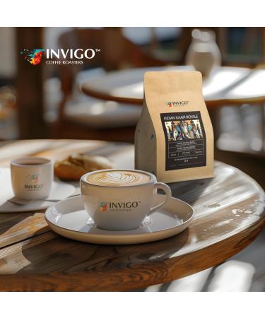 Invigo Filter Coffee Beans 340g - Whole Coffee Beans Small Batch & Local Premium Roasting Vegan & Gluten-Free Gift for Coffee Lovers Whole Bean Indian Kaapi Royale - Buy Online on GoSupps.com