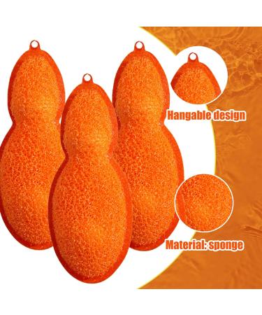 Bottle Brushes Magical Bottle Cleaning Beans 3Pcs Reusable Bottle Cleaning Beans Pea-Shaped Water Bottle Cleaner Sponges for Bottle Internal Cleaning Orange - Buy Online on GoSupps.com