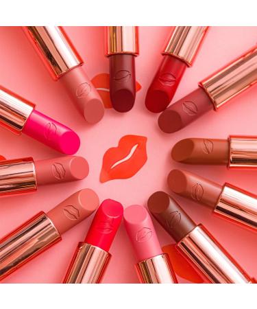 Makeup Revolution Satin Kiss Lipstick Ruby 3.5g - Long-Lasting Red Lip Color - 1 Count - Buy Online on GoSupps.com