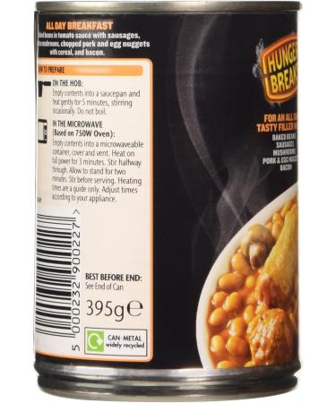 Hunger Breaks All Day Breakfast 395g 6 - Buy Online on GoSupps.com