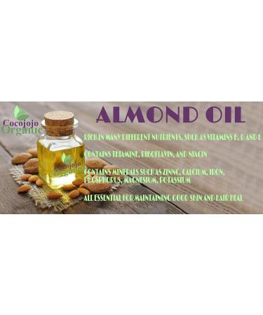 Dr Joe Lab 100% Pure Sweet Almond Oil 16 oz - Cold Pressed Unrefined Extra Virgin Carrier Oil for Hair Skin Body Nail & Beard - Moisturizing & Nourishing - Buy Online on GoSupps.com