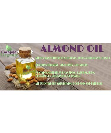 100% Pure Sweet Almond Oil 128 oz - Cold Pressed, Unrefined, Extra Virgin - 1 Gallon Therapeutic Grade for Hair, Skin, Body, Nails, Beard - Carrier Oil for Essential Oils - 128 Fl Oz - Buy Online on GoSupps.com