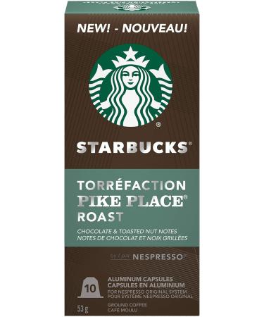 Starbucks By Nespresso Pike Place 5 X 10 Nespresso Coffee Pods 50 Count & By Nespresso Single Origin Columbia Nespresso Ground Coffee capsules Original Line Compatible 10 Nespresso Coffee Pods Pike Place + Colombia 10 Count (Pack of 5) - Buy Online on GoSupps.com