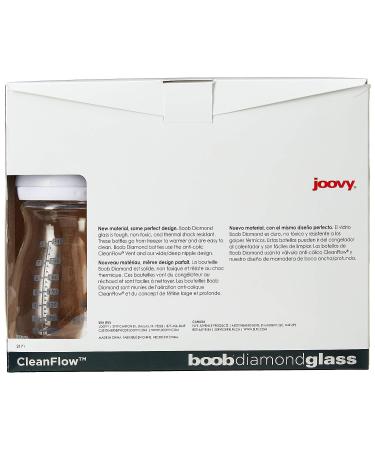 JOOVY Boob Diamond 8 oz 3 Piece with Turq Sleeve, 3 Count Pack - Turquoise - Buy Online on GoSupps.com
