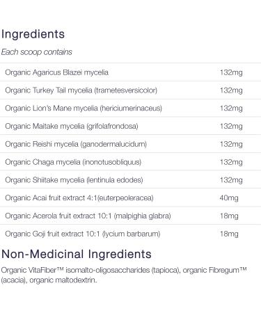 CanPrev Myco10 Mushroom Complex | 360g Powder | Turkey Tail Mushroom Powder | Lion' Mane Mushroom Supplements - Chaga Mushroom Powder | Reishi Mushroom Powder | Immunomodulating | Mushroom Immune Support - Buy Online on GoSupps.com