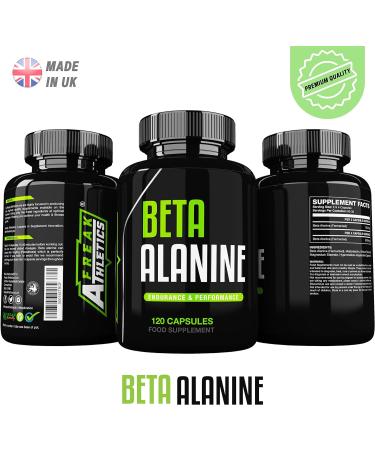 Beta Alanine 1500mg - 120 Capsules Amino Acid Supplement for Men & Women - Buy Online on GoSupps.com