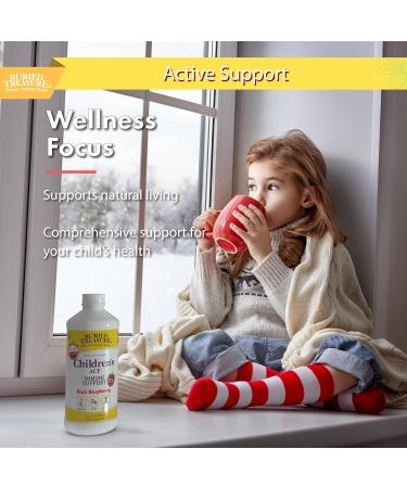 Buried Treasure Children s ACF Dose Liquid Immune Support for Kids Elderberry, Echinacea & Botanicals Raspberry Flavor, 16 oz with Dose Cup - Buy Online on GoSupps.com