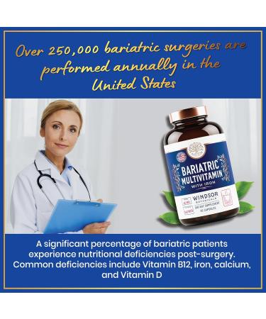 Bariatric Multivitamin with Iron - 45mg Iron Easy to Swallow One a Day Bariatric Vitamins for Women and Men - Gastric Bypass Gastric Sleeve Recovery Vitamin Multivitamins - 30 Caps 30 Count (Pack of 1) - Buy Online on GoSupps.com