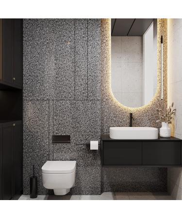 VEELIKE 15.7x 118 Granite Contact Paper for Countertops Waterproof Marble Contact Paper Peel and Stick Countertops for Kitchen Counter Top Stick Paper for Bathroom Counter Top Self Adhesive Vinyl 15.7x118 Dark - Buy Online on GoSupps.com