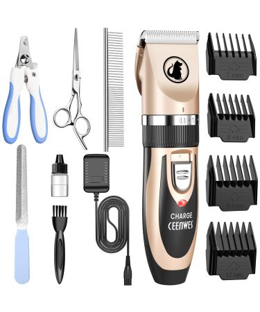 Ceenwes Dog Clipper Quiet Rechargeable Pet Hair Trimmer