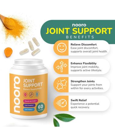 Nooro Joint Support Supplement - Mobility & Cartilage Aid | Non-GMO Made in USA | 30-Day Supply for Optimal Joint Health - Buy Online on GoSupps.com