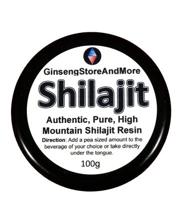 1000 Servings Shilajit (100g) Authentic Pure High Mountain Shilajit Resin | Amazing Source of Fulvic Acid Trace Minerals Boost Energy Great for Men and Women