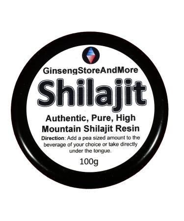 1000 Servings Shilajit (100g) Authentic Pure High Mountain Shilajit Resin | Amazing Source of Fulvic Acid Trace Minerals Boost Energy Great for Men and Women