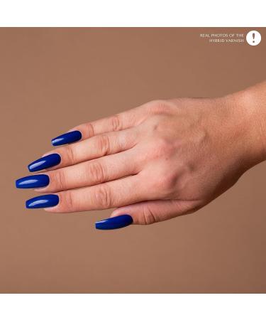 INLAQ HEMA Free UV Nail Polish Navy Blue 6 ml - gel nail polish free from HEMA - gel polish UV varnish in different UV LED gel colours 11 - Navy Blue - Buy Online on GoSupps.com