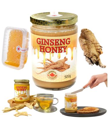 Canadian Vita Ginseng Honey Supplement - Creamy Blend of Canadian Ginseng & Organic Honey - Ginseng Tea/Toast - Energy/Immunity/Focus/Stress Relief