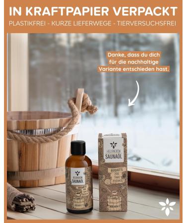 Hero Green Organic Sauna Infusion - Forest Mountain Hut | Organic Oils with Stone Pine Fir & Cedar - 100ml Sauna Oil for Nature Lovers - Buy Online on GoSupps.com