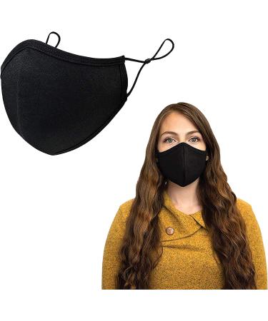 MAVIKS Reusable Face Masks for Women & Men - Pack of 4, Adjustable Straps, Breathable Cotton Fabric - Buy Online on GoSupps.com