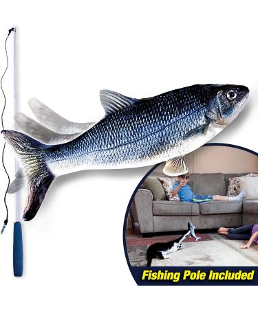 Ontel Flippity Fish Cat Toy - Interactive Playtime Fun for Your Feline Friend - Buy Online on GoSupps.com