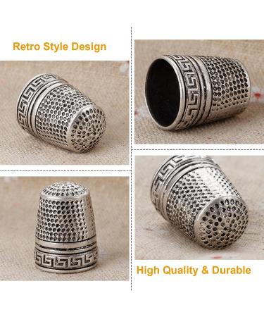 Antique Metal Sewing Thimble Finger Shield Ring - DIY Sewing and Quilting Craft Accessories - Buy Online on GoSupps.com