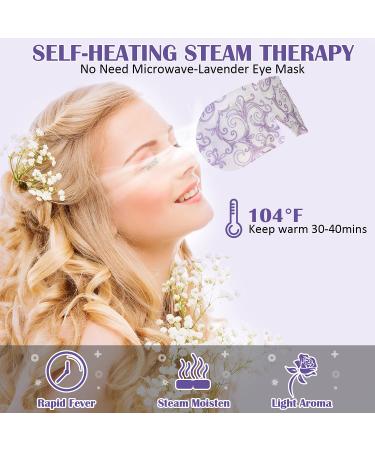 16 Disposable Eye Masks for Dark Circles & Puffiness | Soothing Lavender Steam Relief for Headaches & Eye Fatigue - Buy Online on GoSupps.com