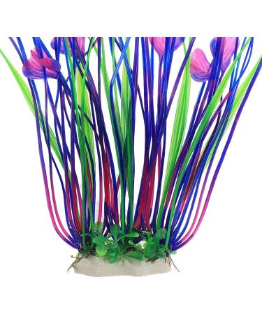 JIH Plastic Aquarium Plants 15.6 Inch (2 Pcs) Purple - Fish Tank Decor - Buy Online on GoSupps.com