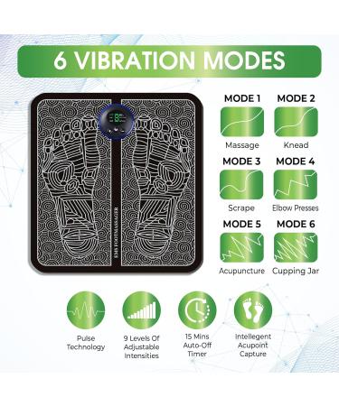 EMS Electric Foot Massager for Circulation and Pain Relief - Foot Spa and Circulation Booster - Buy Online on GoSupps.com