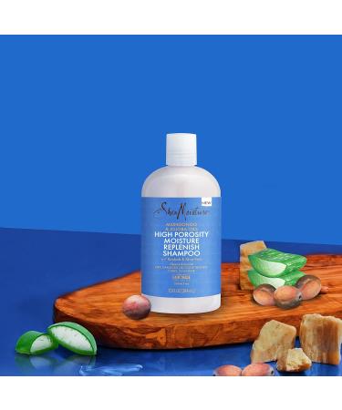SheaMoisture High Porosity Moisture Replenish Shampoo - Sulfate-Free for Curly & Coily Hair | 13 oz - International Shipping Available - Buy Online on GoSupps.com