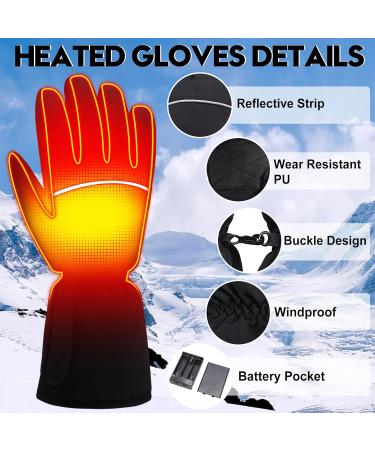 SVPro Heated Gloves | Warm Touchscreen Ski Gloves for Men & Women | Windproof Thinsulate Winter Gloves for Cycling Hiking & Driving - Buy Online on GoSupps.com