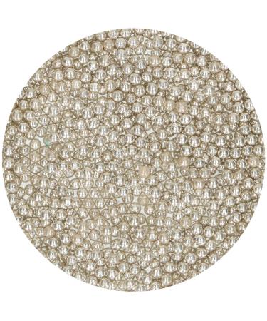 Funcakes Medium Metallic Silver Sugar Pearls - Edible Cake Sprinkles for Decorating | 80g - Buy Online on GoSupps.com