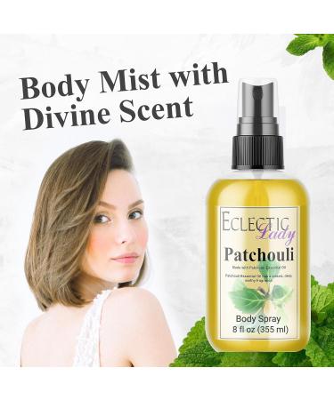 Body Spray for Women 8 Oz Patchouli Essential Oil Body Mist with Long-Lasting Fragrance Earthy & Clean Scent Reminiscent of the 1960s & 70s Light Subtle Perfume with Wood Notes 100% Paraben Free Regular Strength 8 Fl Oz (Pack of 1) - Buy Online on GoSupps.com