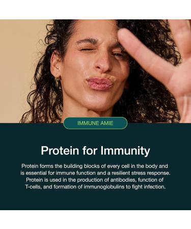 Nuzest Protein Plus | Immune Amie | Chocolate | Supports Healthy Immune System | Stress Support Benefits | Vitamins and Minerals | Lion's Main, Maitake & Shitake Mushrooms | 8.8oz/ 250g (10 Servings) - Buy Online on GoSupps.com