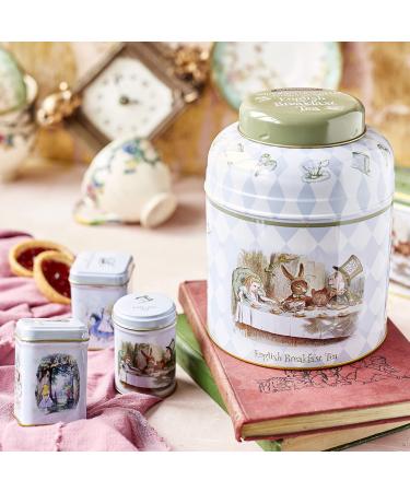 New English Teas Bo te th ronde Alice au pays des merveilles avec 80 sachets de th noir English Breakfast - Buy Online on GoSupps.com