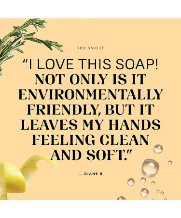 Evolved By Nature Rosemary Lemon Liquid Hand Soap Refill - 128oz Biodegradable Hand Wash with Moisturizing Ingredients - Buy Online on GoSupps.com