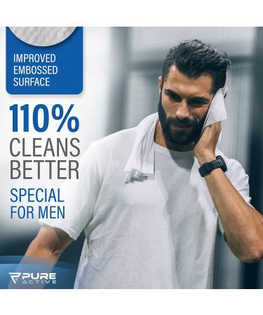 Extra Large Body Wipes for Men - Deodorizing Shower Wipes for Camping and Workout - 30 Count 12x12 inch Bathing Wipes - Buy Online on GoSupps.com