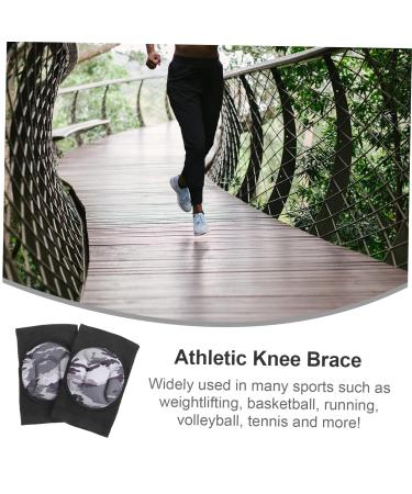 Men's Athletic Knee Pads & Compression Strap - Supportive Knee Brace & Stabilizer for Sports - International Shipping Available - Buy Online on GoSupps.com