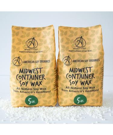 American Soy Organics 100% Midwest Soy Container Wax Beads - 10 lb Bag - Buy Online on GoSupps.com