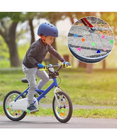 Shop 210 PCS Colorful Bicycle Spoke Decorations & Reflectors | Kids Bike Accessories | Bright Spoke Beads for Safety - Buy Online on GoSupps.com