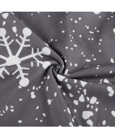 Angxiwan Christmas Shirt for Women - Cute Moose Snowflake Print Sweatshirt Blouse - Buy Online on GoSupps.com