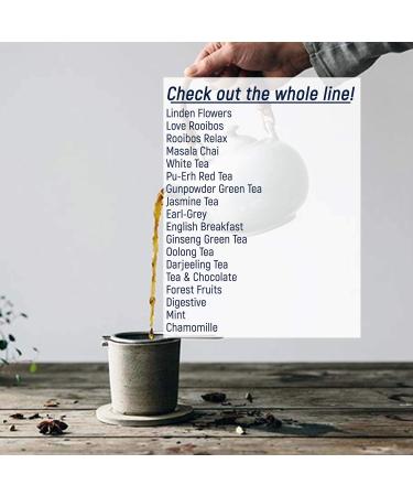 PHARMADUS LA TETERA AZUL Premium Rooibos Infusion With Tila Melissa And Orange Blossom Relaxing infusion Rooibos Relax Bulk jar of 115 grams for 46 infusions - Buy Online on GoSupps.com