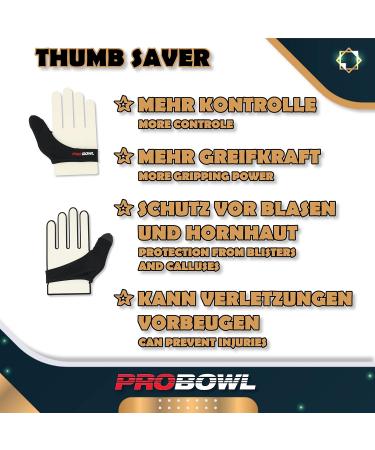 Emax Pro Bowl Thumb Saver Sock - Soft Stretchy Bowling Accessory | Protects Right Hand Thumb | Available in Multiple Sizes - Buy Online on GoSupps.com