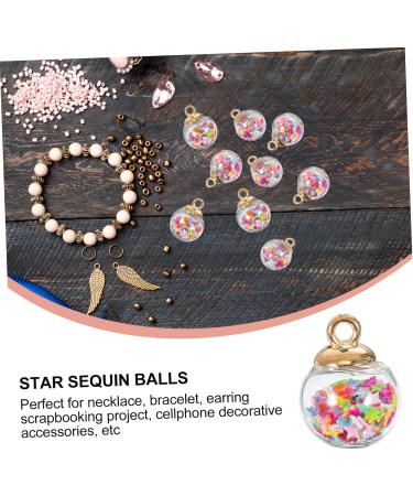 Shop Gleavi 60 STK Mini Blue Star Sequins Pendant Findings | DIY Wristband Crystal Glass Earrings Christmas Decor - Buy Online on GoSupps.com