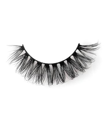 Buy Wispy Faux Mink Eyelashes - Long Length Midnight Color Strip Lashes | International Shipping - Buy Online on GoSupps.com