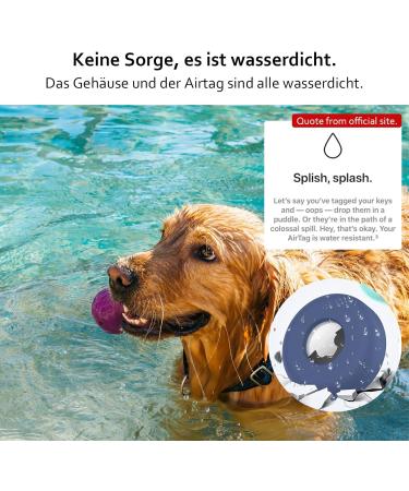 Waterproof Silicone Airtag Holder for Dog/Cat Collar - Transparent Flower 2021 Accessories - Buy Online on GoSupps.com