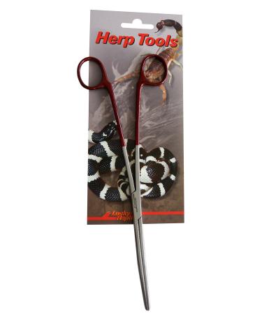 Lucky Reptile ZA-25 feeding tongs 25 cm curved