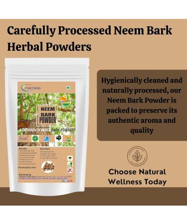 Neotea Azadirachta Indica Neem Bark Powder 300GM (10.58 OZ) | Pure & Natural | Herbal Supplement | Skin & Oral Care | Dental & Digestion Support Tooth Powder - Buy Online on GoSupps.com