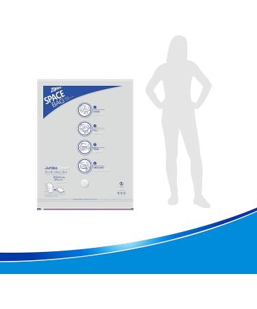 Ziploc Space Bag Clothes Vacuum Sealer Storage Bags - Jumbo Size (2 Pack) for Home Organization - Buy Online on GoSupps.com