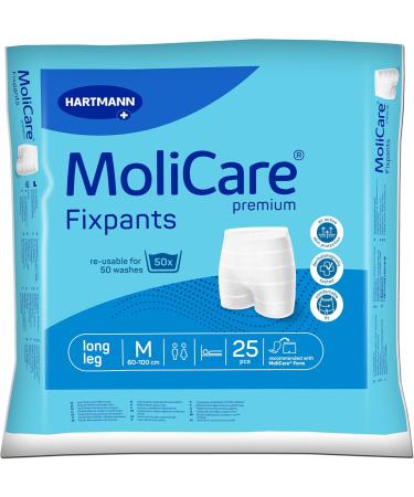 Molicare Premium Fixing Pants - Washable Incontinence Pants for Molicare Shapes | Size M | 25 Pieces - Buy Online on GoSupps.com